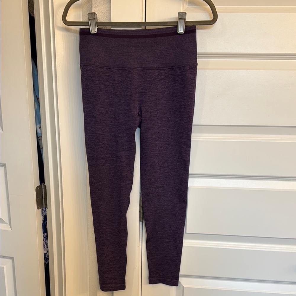 BuffBunny size large purple butt lift leggings